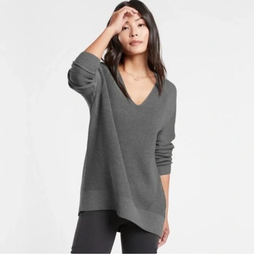 Athleta Hanover Merino Wool Sweater Oversized Medium New Without Tags